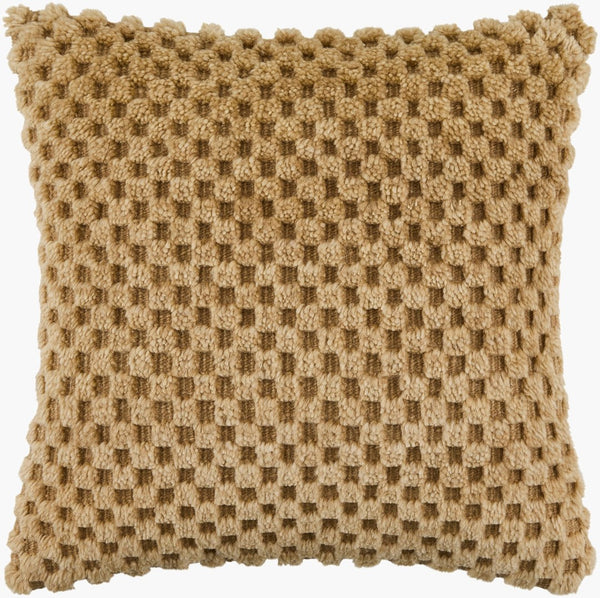Surya Novoli Handcrafted Indian Cotton Square Accent Pillow for Sofas and Reading Chairs NVO001-2020