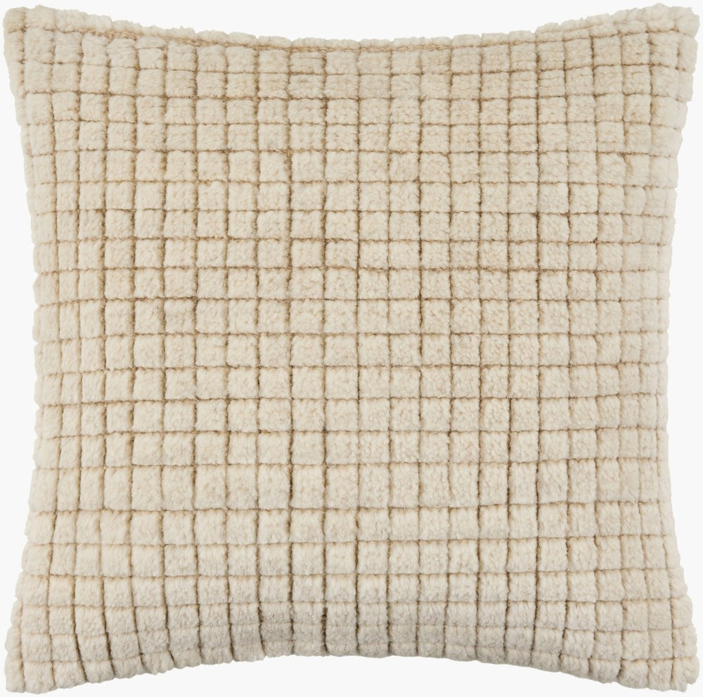Surya Novoli Square Cotton Accent Pillow Versatile Decor for Sofa or Reading Chair NVO006-1818D
