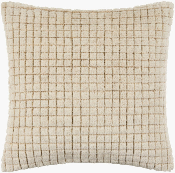 Surya Novoli Square Cotton Throw Pillow Artisan Crafted Accent for Sofas and Chairs NVO006-2020