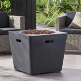 Christopher Knight Home® Noble House Ellison Square 24" Fire Pit - 40,000 Btu