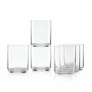 Lenox Tuscany Classics Stackable 6-Piece Tall Glasses Clear, NO COLOR GLASS,CRYSTAL 893860