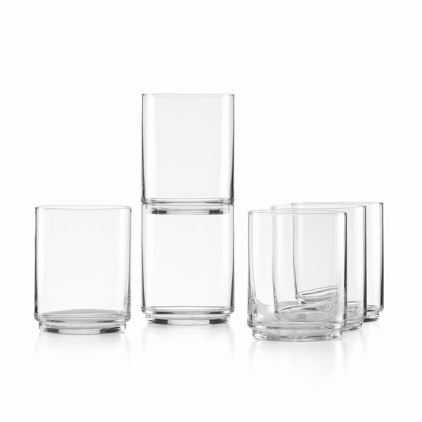 Lenox Tuscany Classics Stackable 6-Piece Tall Glasses Clear, NO COLOR GLASS,CRYSTAL 893860
