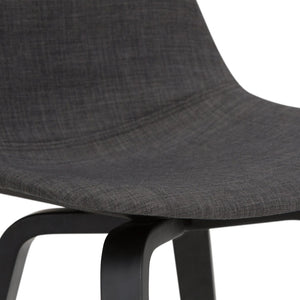 English Elm Randolph Mid-Century Modern Bentwood Bar Stools Set Of 2 – Stylish, Comfortable & Durable Design B136P159460-GIGA