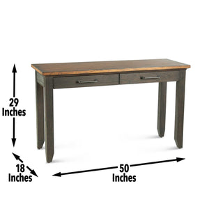 English Elm Steve Silver - Bear - Creek Sofa Table - Brown