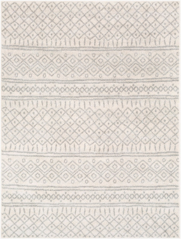 Livabliss Norwich Geometric Area Rug Turkish Machine Woven Polypropylene for Living Room Medium Gray, Sl 8'10" x 12' NWC2303-81012
