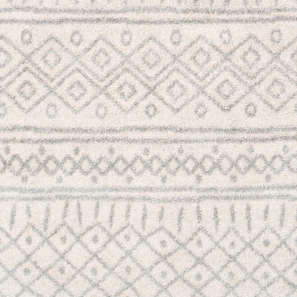 Livabliss Norwich Geometric Area Rug Turkish Machine Woven Polypropylene for Living Room Medium Gray, Sl 8'10" x 12' NWC2303-81012