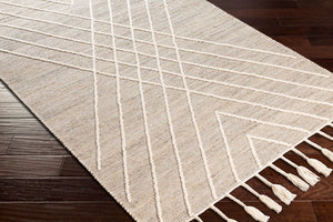 Livabliss Norwood Handwoven Wool Jute Area Rug with Fringe Boho Accent for Entryways Sage, Dusty Sag 2' x 3' NWD2303-23