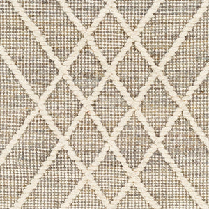 Livabliss Norwood Handwoven Wool Jute Area Rug with Fringe Boho Accent for Entryways Sage, Dusty Sag 2' x 3' NWD2303-23