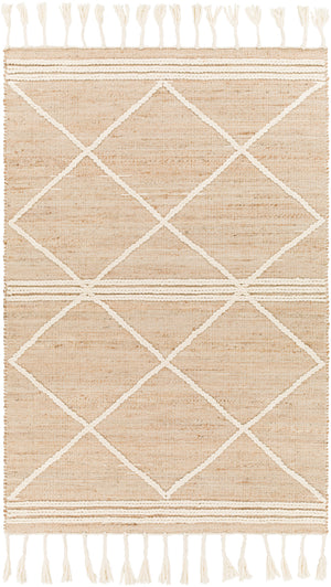 Norwood NWD-2304 6' x 9' Handmade Rug NWD2304-69  Tan, Cream Surya