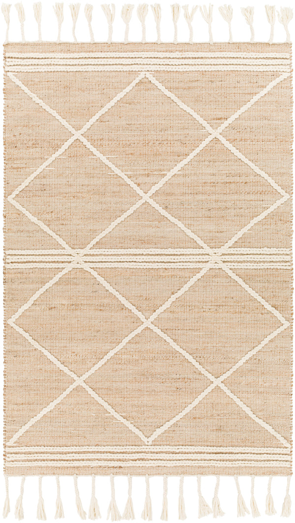 Norwood NWD-2304 6' x 9' Handmade Rug NWD2304-69  Tan, Cream Surya