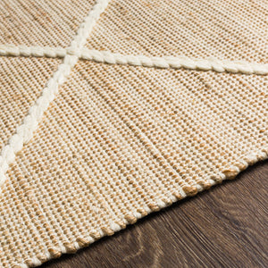 Norwood NWD-2304 8' x 10' Handmade Rug NWD2304-810  Tan, Cream Surya