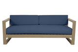 Coastal Teak Sofa in Spectrum Indigo, No Welt SW5501-23-48080 Sunset West