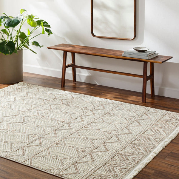 Livabliss New Delhi Moroccan Geometric Low Pile Polyester Area Rug for Living and Dining Rooms NWH2305-81112