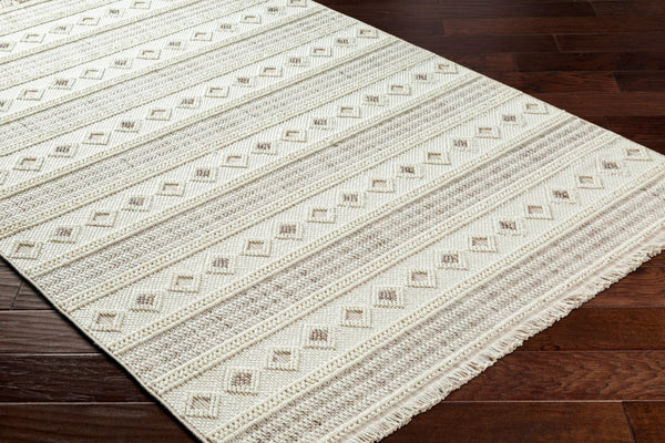 Livabliss New Delhi Moroccan Bohemian Polyester Area Rug with Fringe for Living Dining Rooms NWH2306-81112
