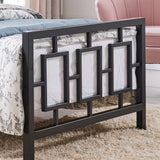 Christopher Knight Home® - Noble House - Claudia Modern Iron Twin Bed Frame, Flat Black