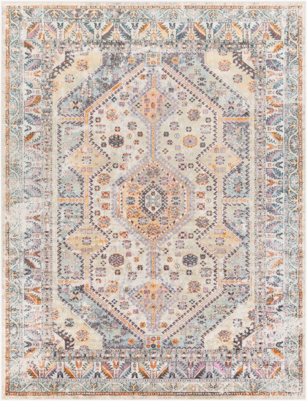 Livabliss New Mexico Geometric Southwestern Polypropylene Area Rug for Living Room or Dining NWM2309-710103