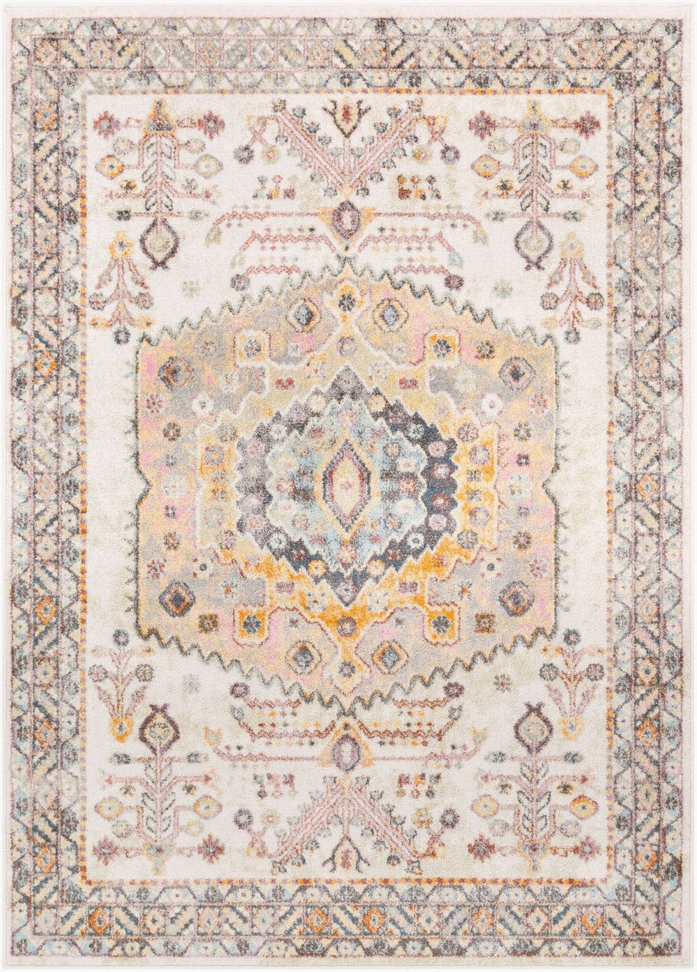 Livabliss New Mexico Geometric Southwestern Polypropylene Accent Rug for Entryways and Bedrooms NWM2312-23