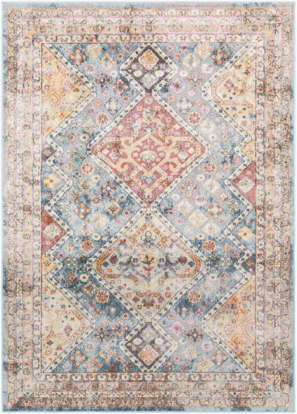 Livabliss New Mexico Southwestern Polypropylene Accent Rug Earthy Geometric for Entryways NWM2314-23