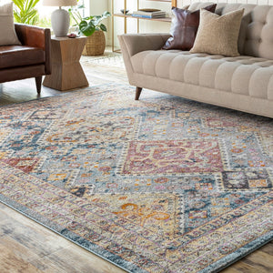 Livabliss New Mexico Southwestern Polypropylene Accent Rug Earthy Geometric for Entryways NWM2314-23