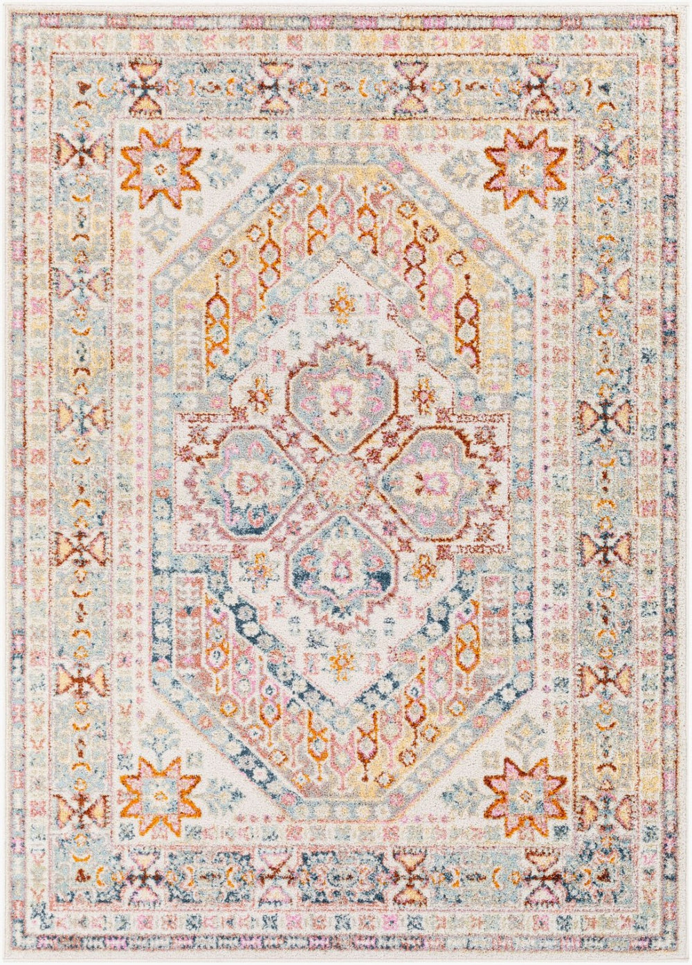Livabliss New Mexico Geometric Traditional Polypropylene Accent Rug for Entryway or Bedside NWM2364-23