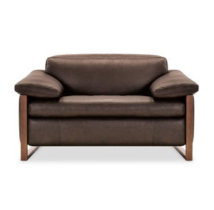 Hooker Furniture Jericho Oversized Power Recliner In Dallas Americano Leather With Power Headrest, Sleigh Frame Elegance SS461-PH1-089