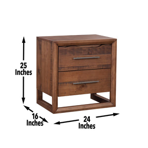 English Elm Steve Silver - Lofton - Nightstand - Brown