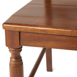 English Elm Acacia Wood X-back Dining Chairs Set of Two Farmhouse Country Seating Antique Finish 57366.00DOAK