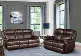 Parker House Parker Living Eclipse - Florence Brown Power Reclining Sofa Loveseat and Recliner Florence Brown Top Grain Leather with Match (X) MECL-321PH-FBR