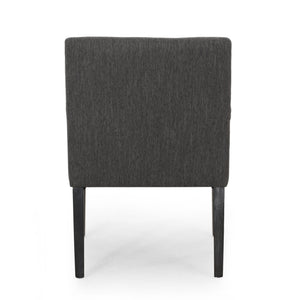 English Elm Arm Chair Upholstered Track Arm Contemporary Accent Seat for Living Room Reading Nook 69409.00CHAR