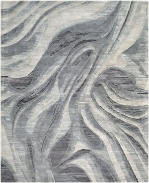 Surya Nexus Hand Tufted Wool Rayon Area Rug Minimalist Modern Living Room Accent 8' x 10' Rectangle NXS2300-810