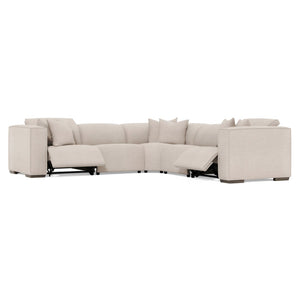 Bernhardt Bernhardt Bliss Five Piece Power Reclining Sectional with Pop up Headrests and Plush Seating K2184