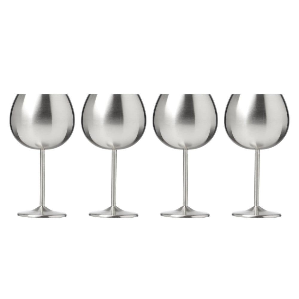 Lenox Cambridge 18 Oz Stainless Steel Red Wine Glasses, Set of 4 NO COLOR METAL EW006CBSTNDS