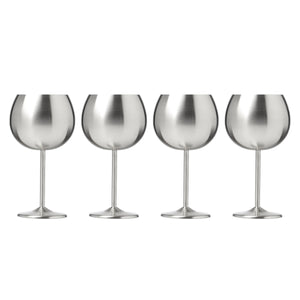 Lenox Cambridge 18 Oz Stainless Steel Red Wine Glasses, Set of 4 NO COLOR METAL EW006CBSTNDS