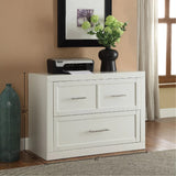 Parker House Catalina 40 In. Lateral File Cottage White Poplar Solids / Birch Veneers CAT#476F