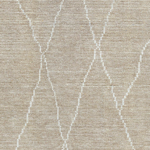 Nalan NYL-2300 9' x 12' Handmade Rug NYL2300-912  Medium Gray, Ivory Surya