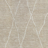 Nalan NYL-2300 9' x 12' Handmade Rug NYL2300-912  Medium Gray, Ivory Surya