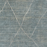 Nalan NYL-2302 9' x 12' Handmade Rug NYL2302-912  Medium Gray, White Surya