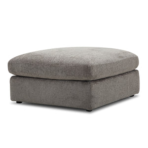 Parker House Parker Living Surrender- Burmese Nature Ottoman with Casters Burmese Nature 100% Polyester SSUR#900-BRNT