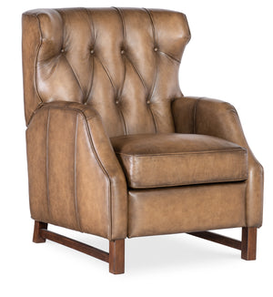 Henderson Press Back Recliner Brown RC806-PB-078 Hooker Furniture