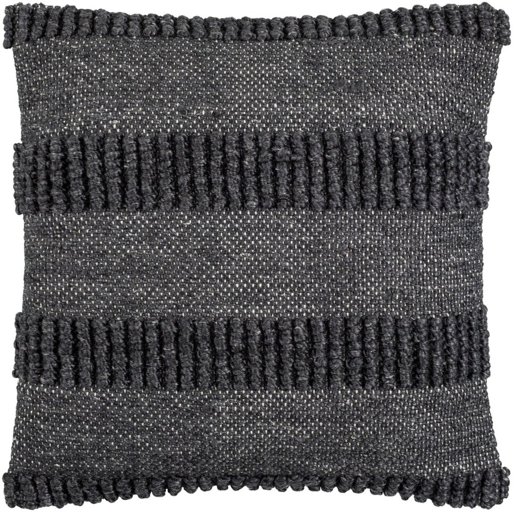 Surya Nysa Handcrafted Recycled Pet Woven Throw Pillow Artisan Textured Square Sofa Accent NYS004-2020