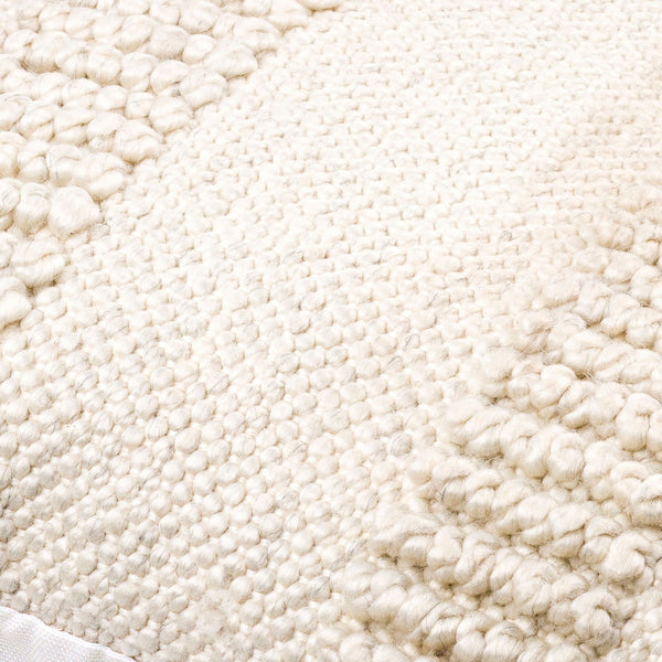 Surya Nysa Accent Pillow - 18" Recycled Pet & Polyester, Soft Luxury, Modern Home Decor, Machine Washable Ivory Recycled Pet Yarn,Polyester Nys005-1818