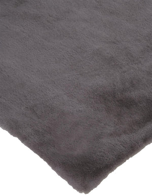 Feizy Rugs Luxe Velour Collection: Elegant And Durable High Pile Polyester Rug For Modern And Rustic Spaces Taupe,Gray Polyester Lxv4506flgy000s66