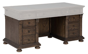 Hekman Furniture 79400p Elegant Peds & Modesty Panel For Stylish Home Décor –  Quality Design Wellington Java Peds & Modesty Panels 79430p