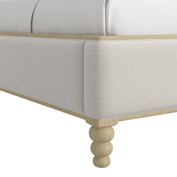 A.R.T. Furniture Haven Upholstered Bed in Warm White - Modern Comfort & Style for Your Serene Bedroom Retreat 339126-2325FB