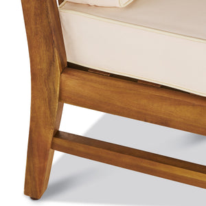 English Elm Perla Armless Accent Chair Tailored Low Profile Upholstered Seat for Living Room 58941.00CONCRM