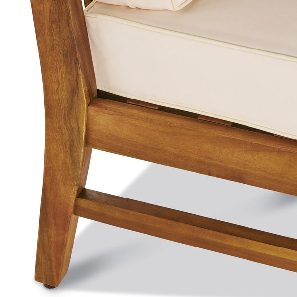 English Elm Perla Armless Accent Chair Tailored Low Profile Upholstered Seat for Living Room 58941.00CONCRM