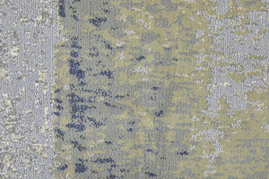 Feizy Rugs Clio Modern Abstract Area Rug - Luxurious High-low Pile Design, Distressed Texture, Affordable Elegance Blue,Green,Ivory Polypropylene Clo39k3fblugrnc03