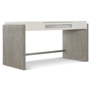 Bernhardt Bernhardt Foundations Desk — Two‑Tone Rustic Modern Writing Desk With Soft‑Close Drawer, Steel Accents 306512