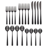 Lenox Cambridge Lorenn Black Satin 20-Piece Flatware Set NO COLOR METAL 508820CPG12DS