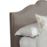 Parker House Parker Living Sleep Jamie - Falstaff Queen Bed Falstaff Grey 80% Polyester, 20% Linen (SW) BJAM#8000-2-FAL